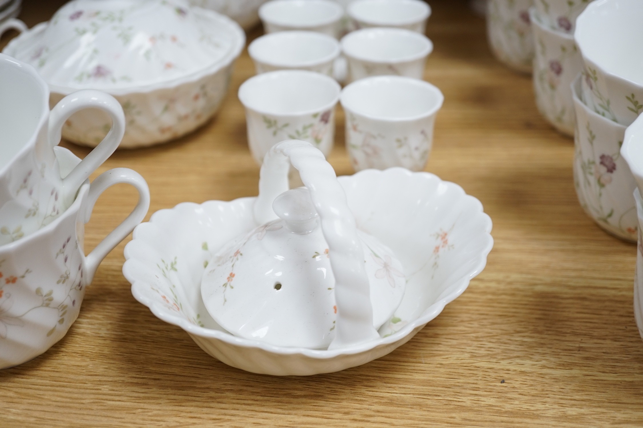 A Wedgwood Campion-pattern part breakfast service, and a Caprice Elizabethan teaset